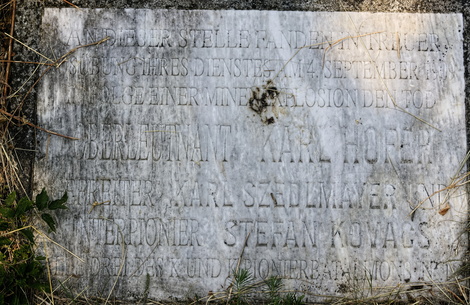 Pressburg Pionier Oberleutenant Karl Hoper L