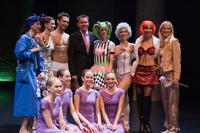 Alfons Haider with Choreolab Performers and Choreographer Patricia Sollak