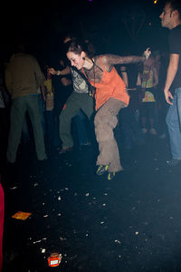 Austrian GoaTrance girl: Chile high step