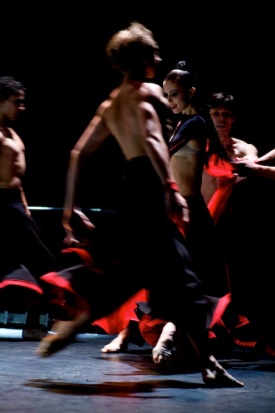 Irina Tsymbal surrounded on her own two feet