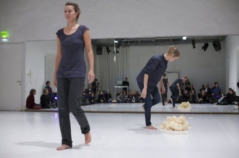 Landscape architect Verena Holzgethan with dancer Satu Herrala