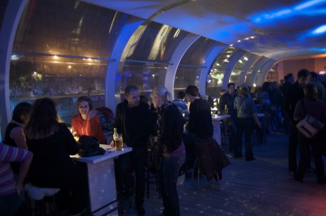 Viennale party upstairs Badeschiff
