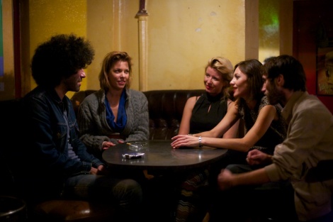 Wunderbar post MAK nite Jaschka Lammert Rita Nowak Irina Gabich Christoph some guy who needs a hair cut